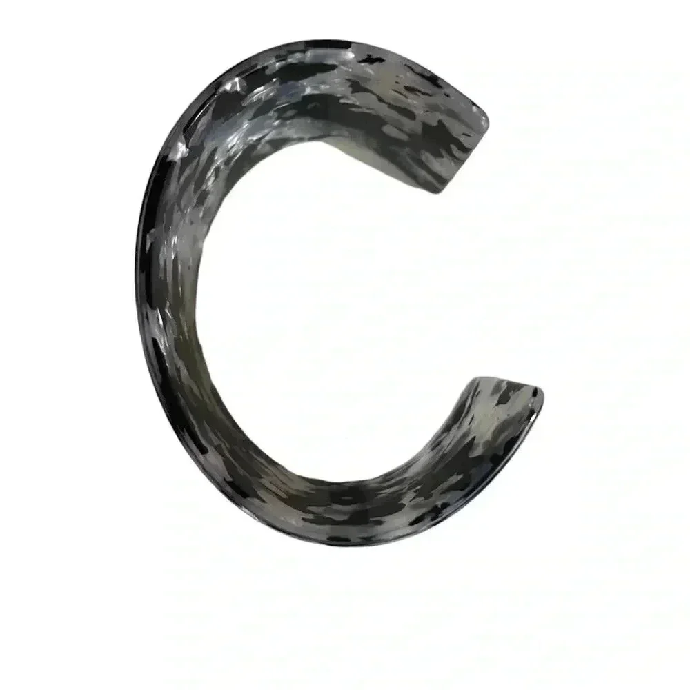 Black and‎ Gray Cuff Bracelet